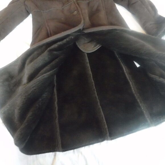 Larry Lavine Womens brown Winter coat Jacket womens Size X Small Pre Owned - Picture 3 of 14